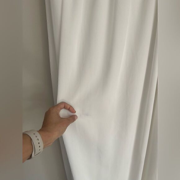 Lulu’s Love and Be Loved Ivory Strapless Maxi Dress Sz M - Picture 9 of 16